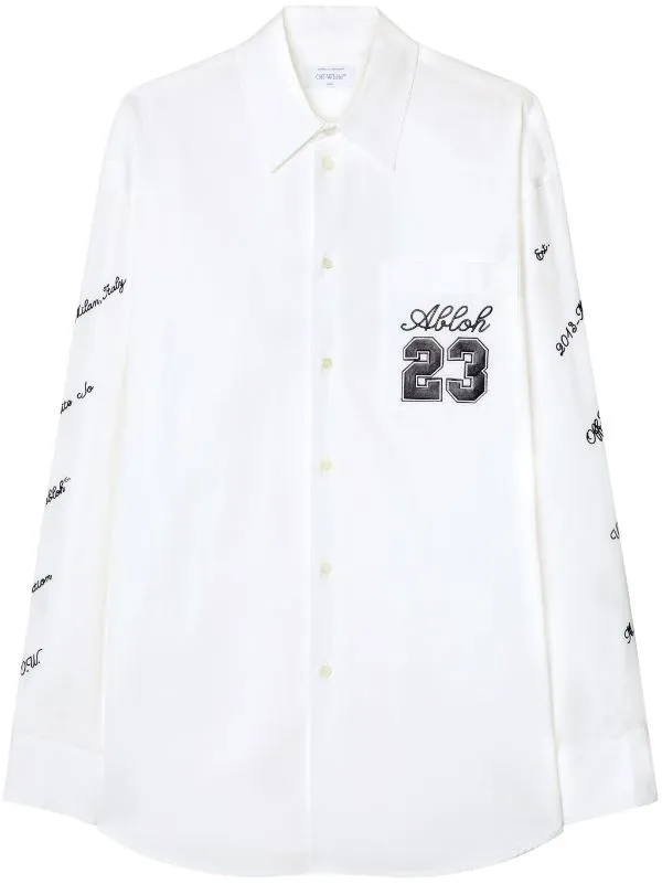 23 LOGO-PATCH EMBROIDERED OVERSHIRT