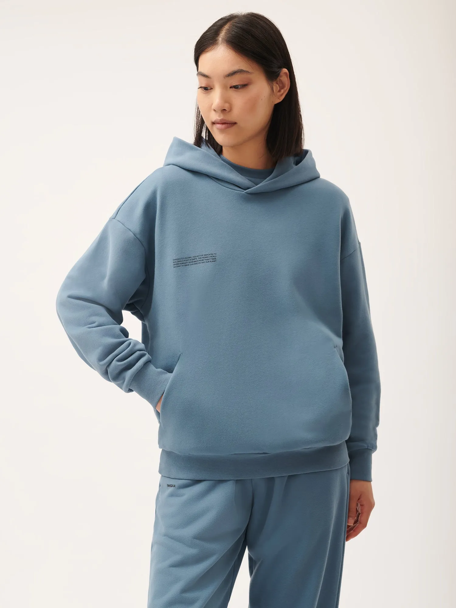 365 Midweight Hoodie—indigo blue