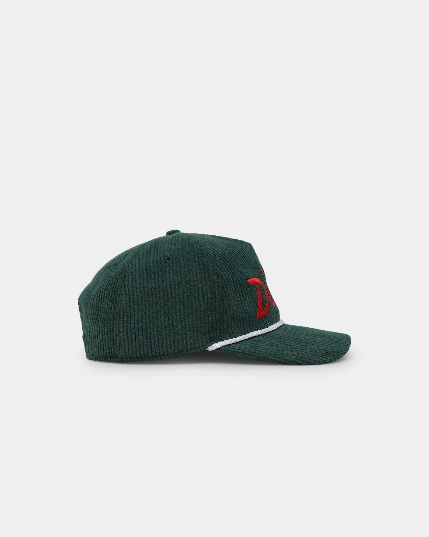 47 Brand New Jersey Devils 'NHL Corduroy Team Script' Corduroy Crossrope '47 Hitch Snapback Dark Green