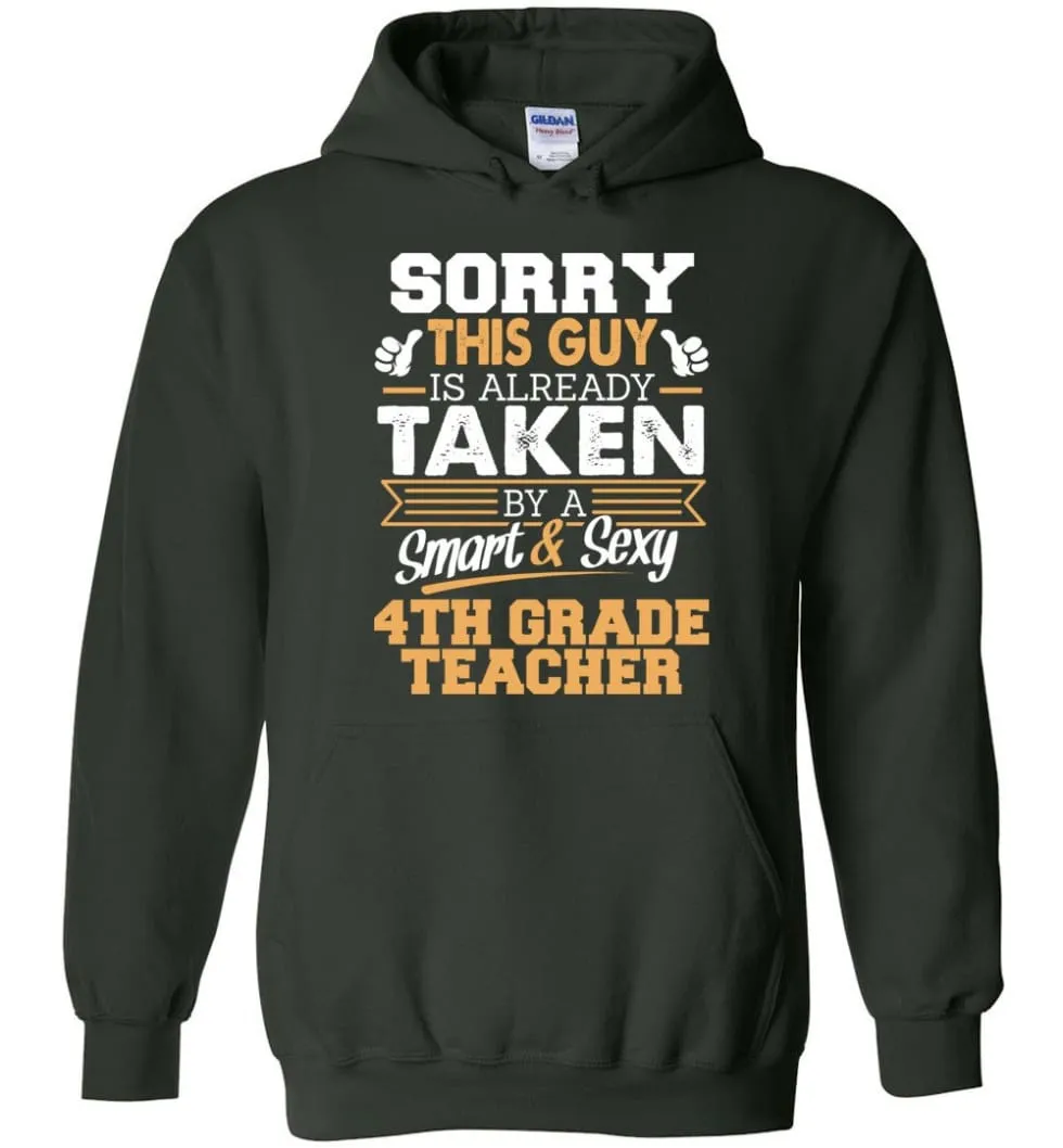 4Th Grade Teacher Shirt Cool Gift For Boyfriend Husband Hoodie