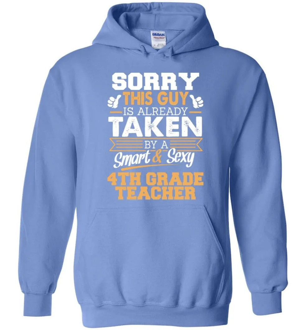 4Th Grade Teacher Shirt Cool Gift For Boyfriend Husband Hoodie