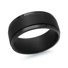 9MM Black Tantalum Band. Size 10.0