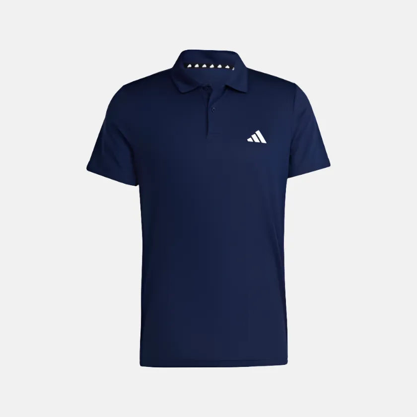 Adidas Train Essentials Men's Training Polo T-shirt -Dark Blue/White