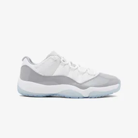 AIR JORDAN 11 RETRO LOW 'WHITE/UNIVERSITY BLUE-CEMENT GREY'