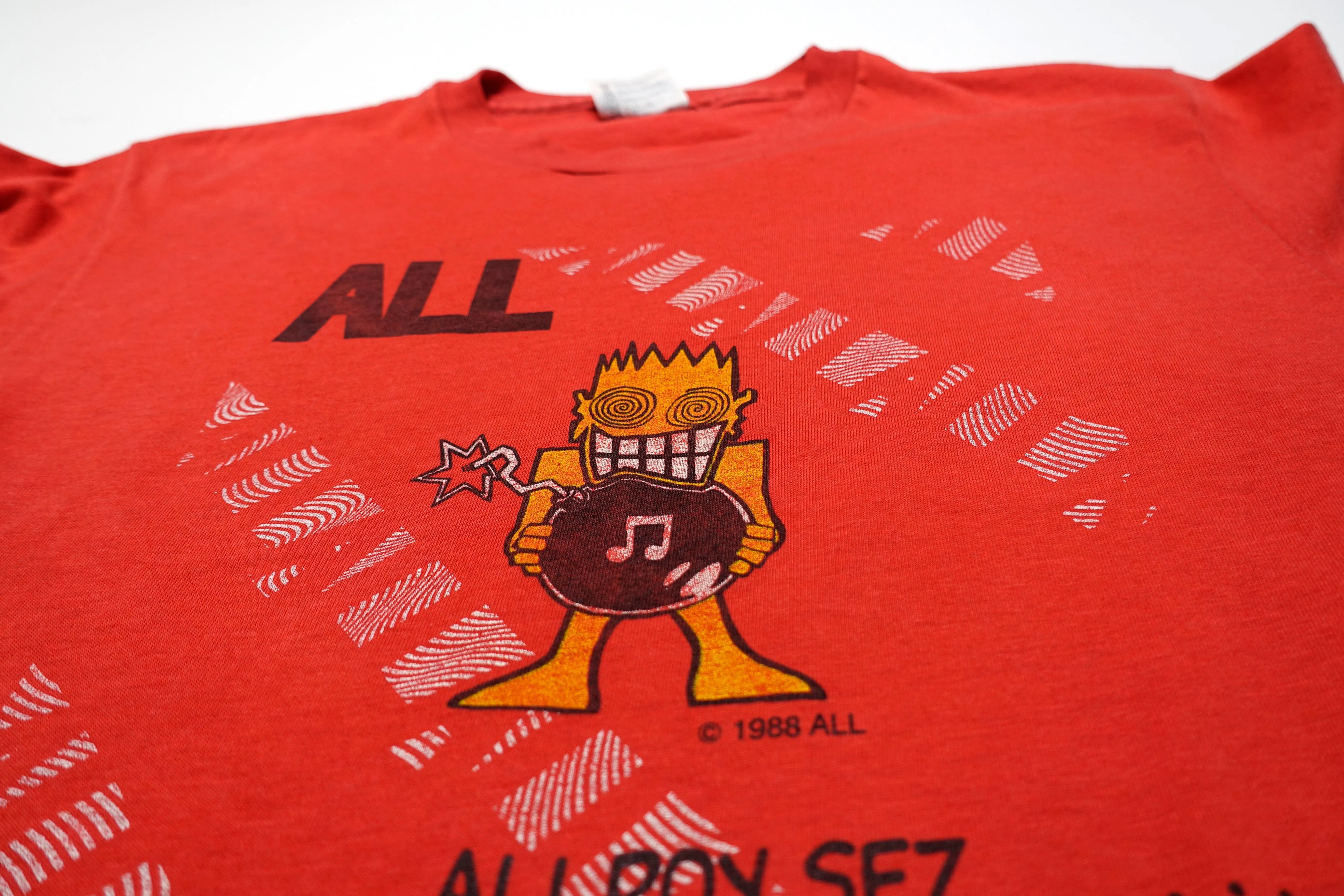 ALL - Allroy Sez... 1988 Tour Shirt (Hanes 50/50) Size Large