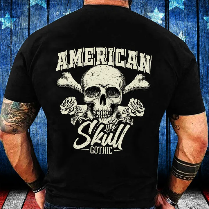 American Skull Gothic T-Shirt