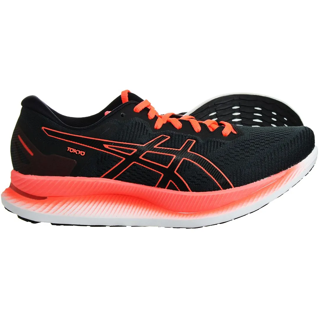 Asics GlideRide TOKYO Mens Black Running Trainers