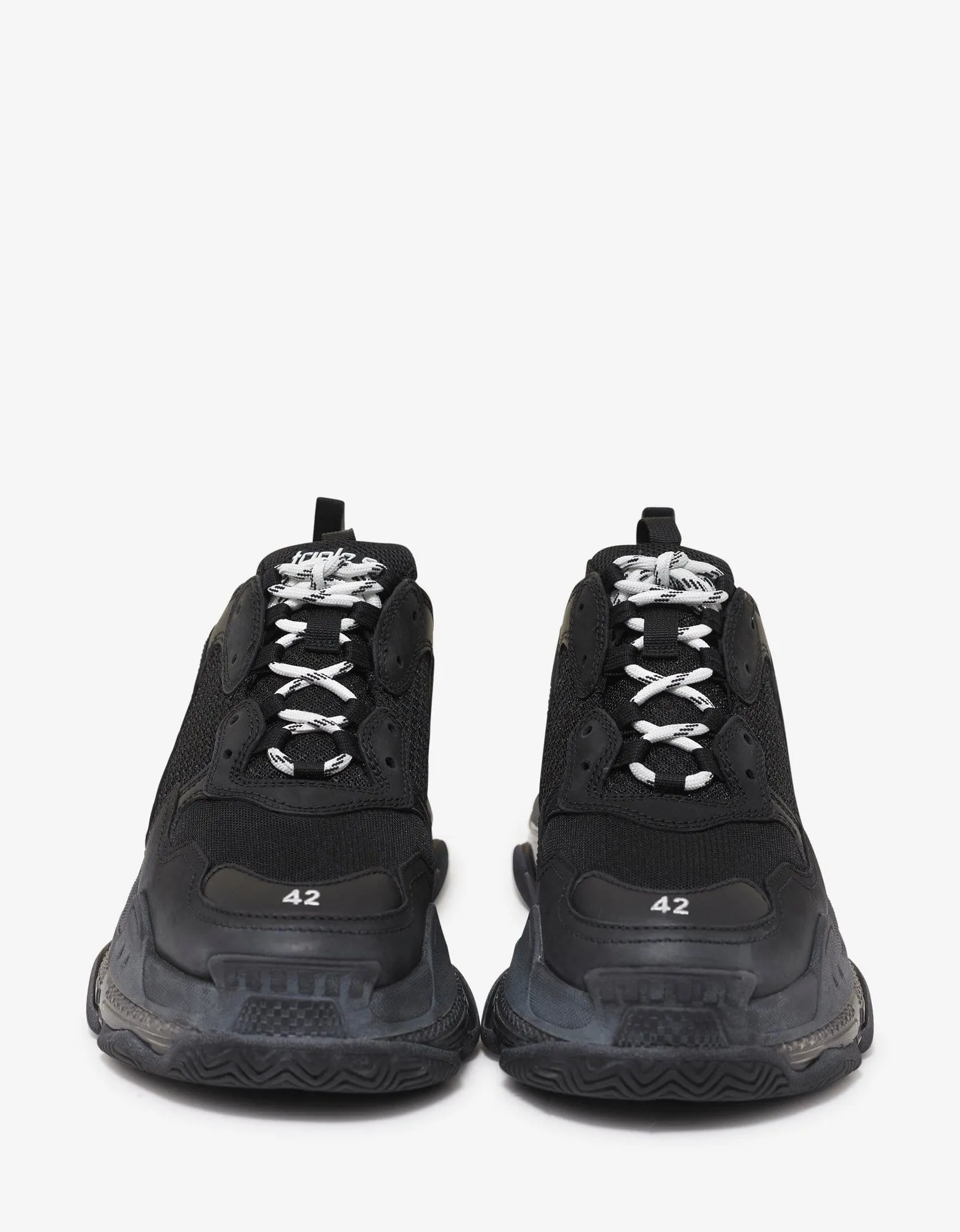 Balenciaga Triple S Clear Sole Black Trainers