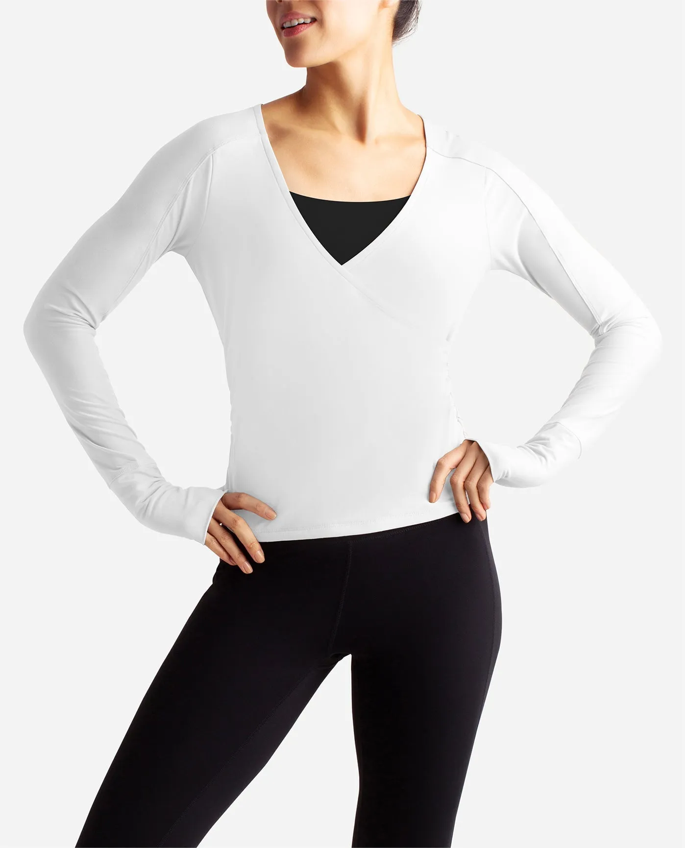 Barre Wrap Long Sleeve Top