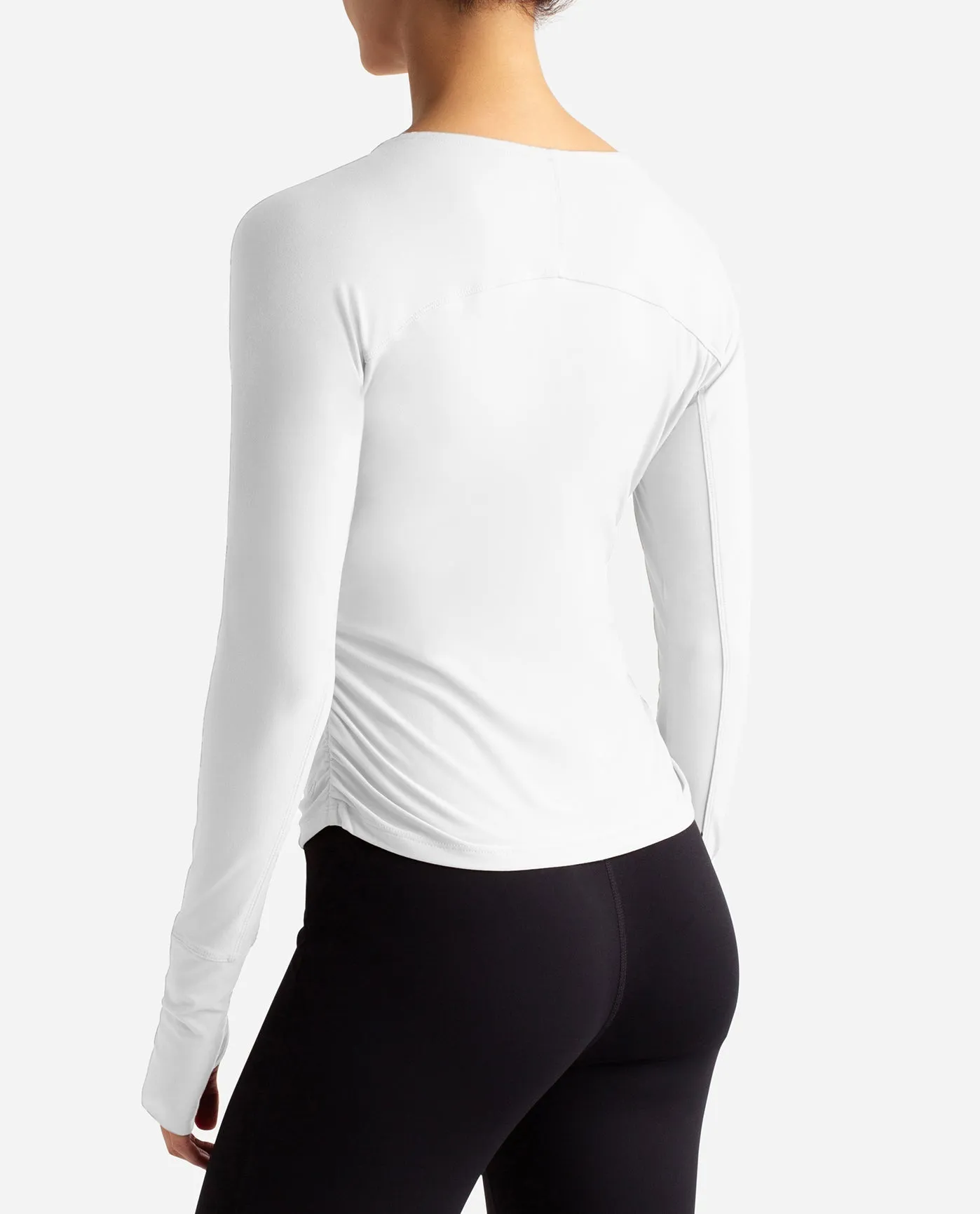 Barre Wrap Long Sleeve Top