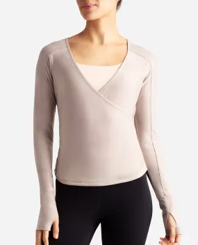 Barre Wrap Long Sleeve Top