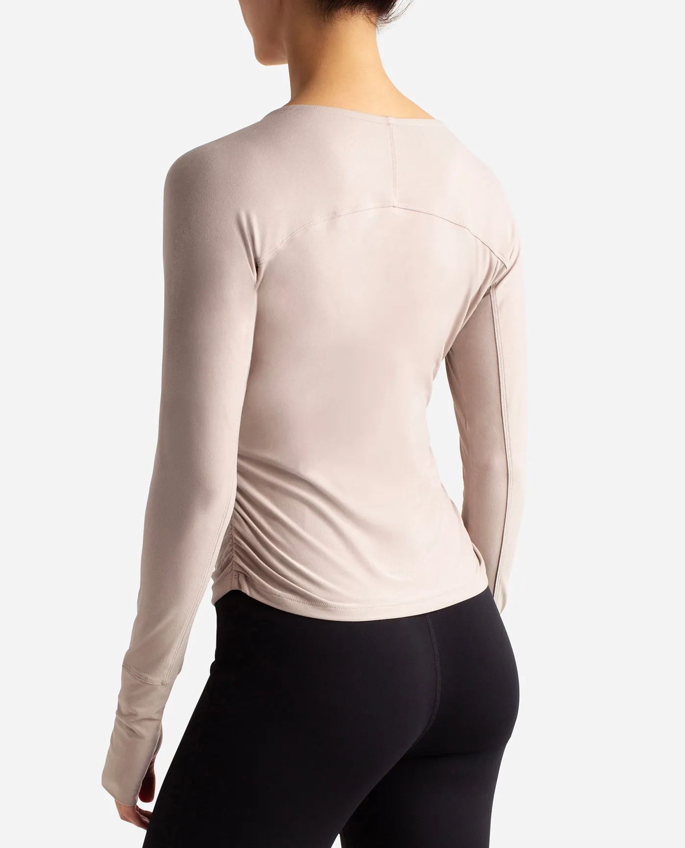 Barre Wrap Long Sleeve Top