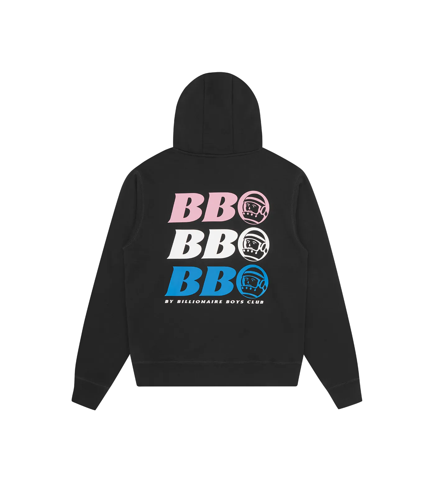 BB ASTRO REPEAT LOGO POPOVER HOOD - BLACK