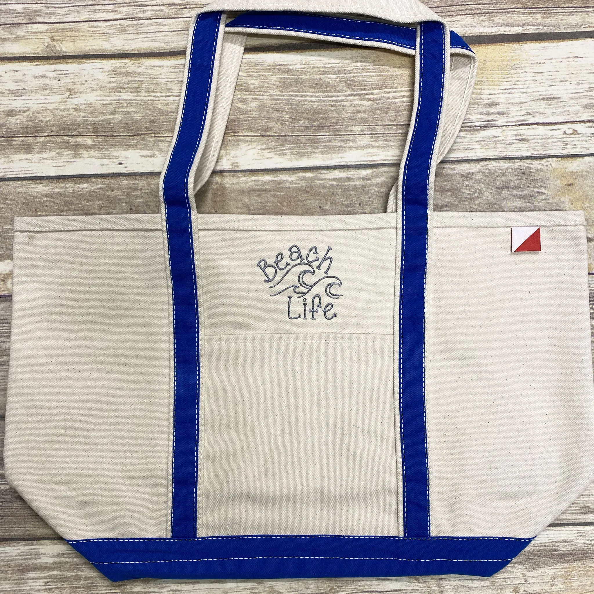 Beach Life Canvas Tote