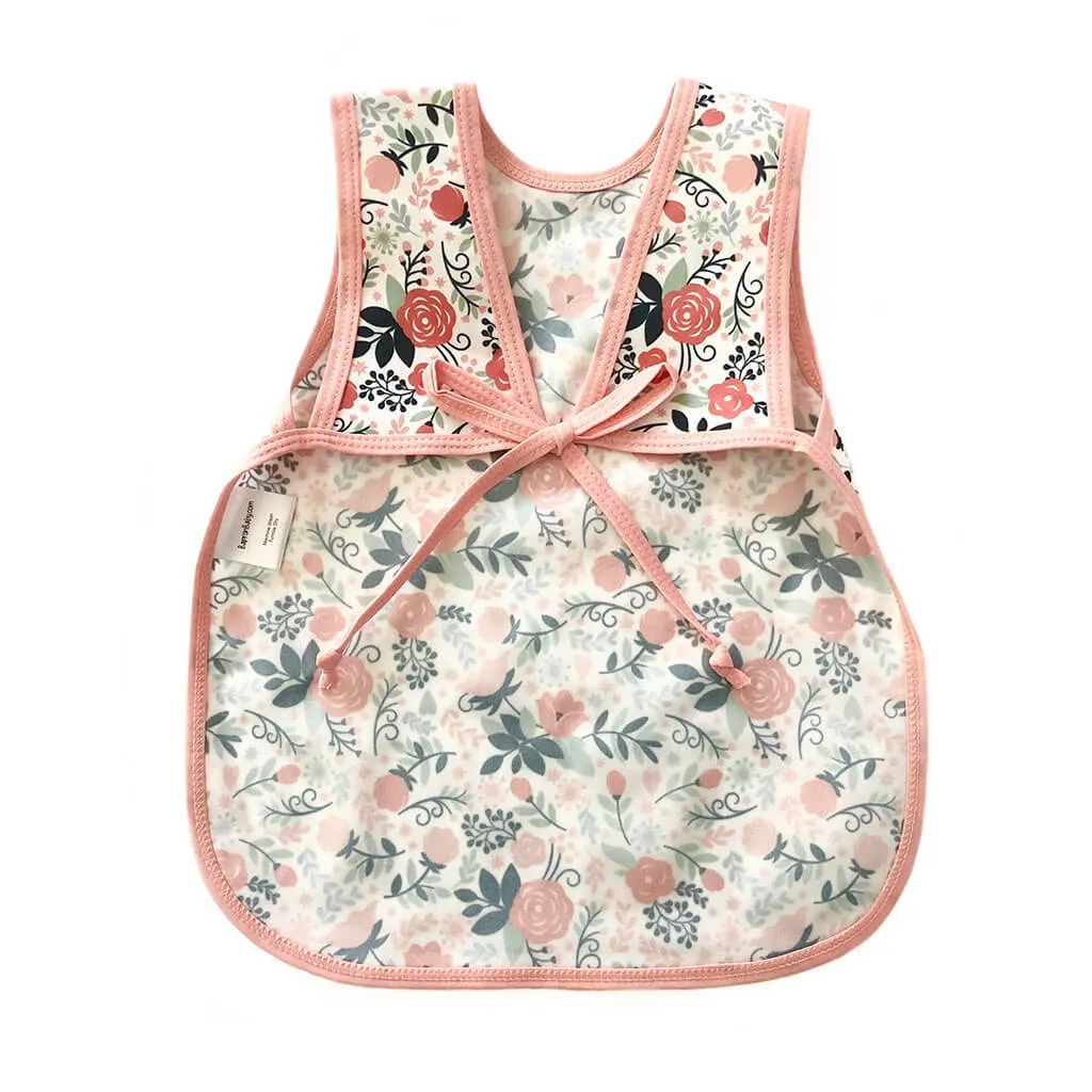 Bib Apron Vintage Rose Floral