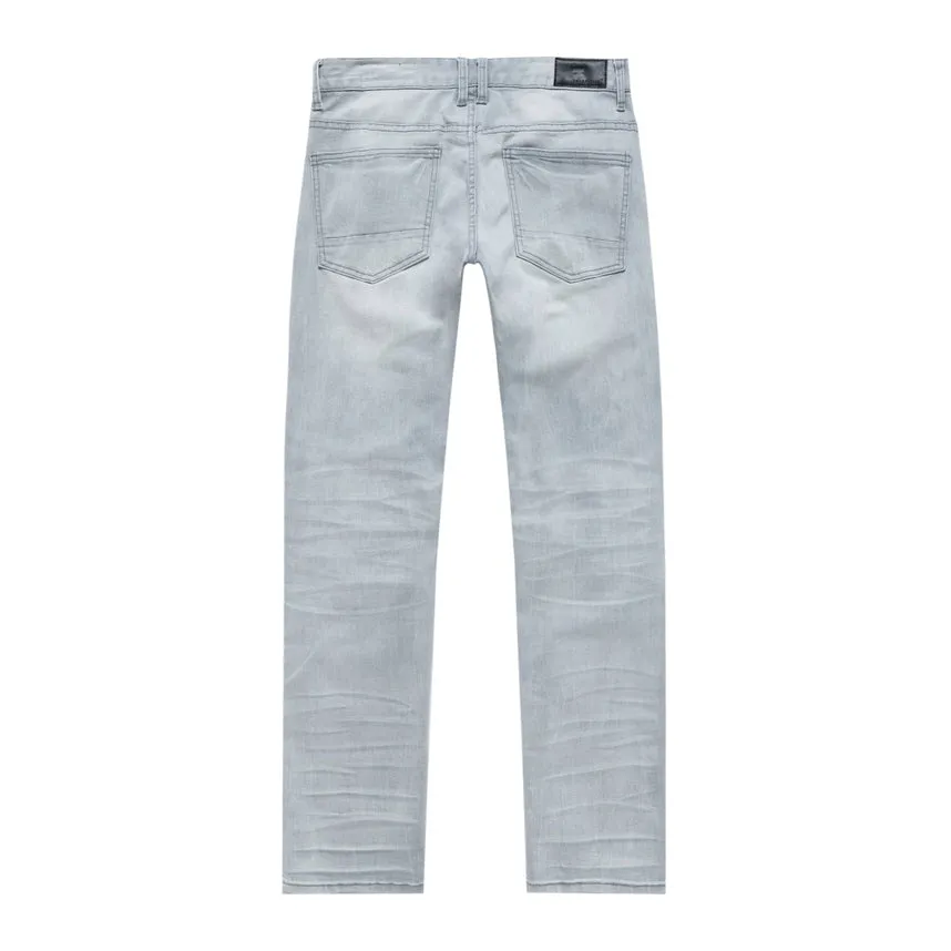 Big And Tall Heavy Rip & Repair Jean - Light Grey