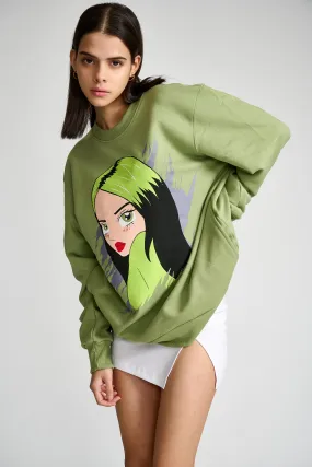 Billie Bratz Oversized Heavyweight Sweatshirt