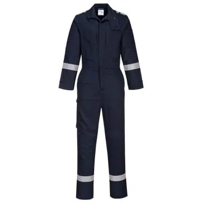 Bizflame Plus Flame Retardant Stretch Panelled Coverall -FR501