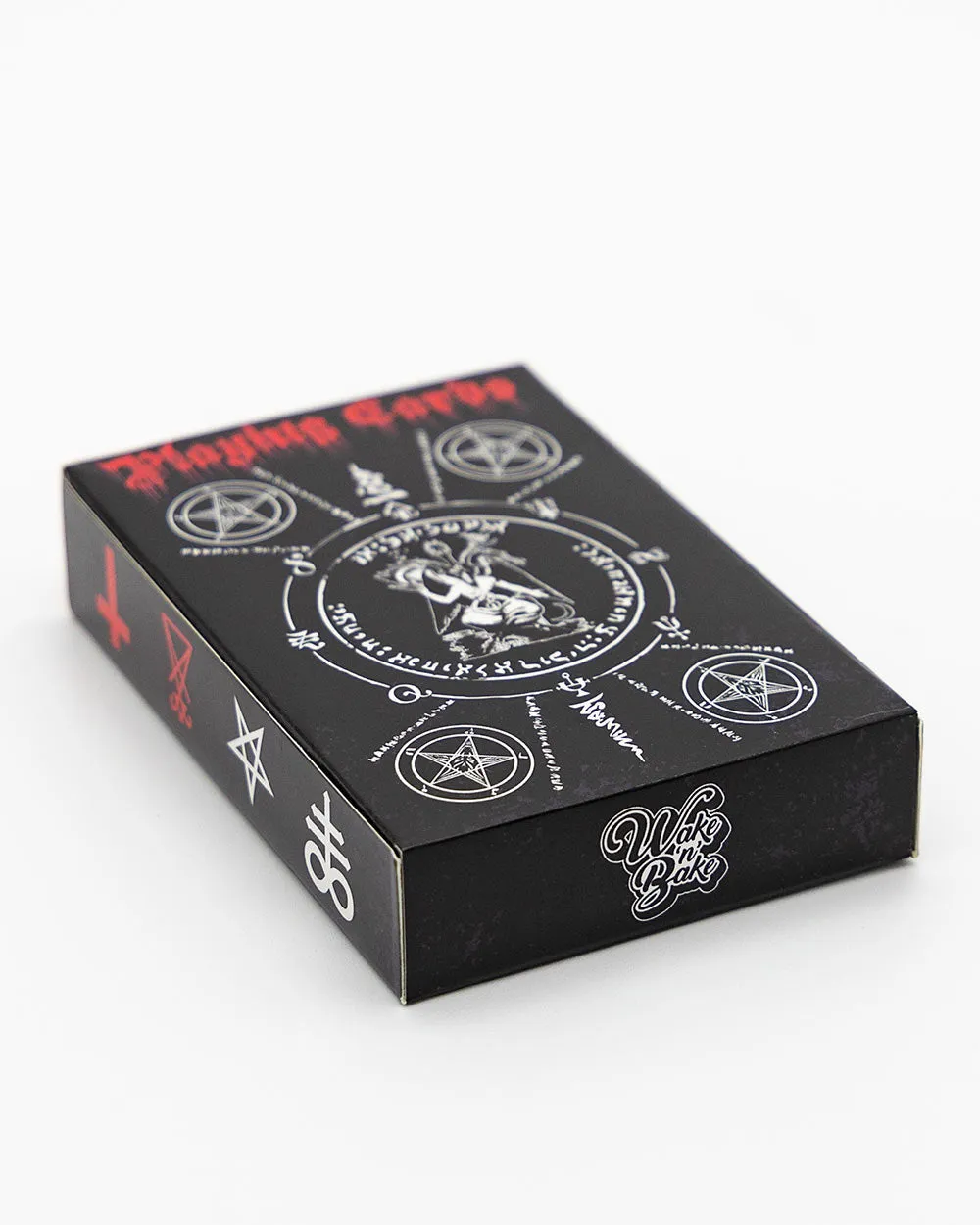 Black Satanic Playing Cards