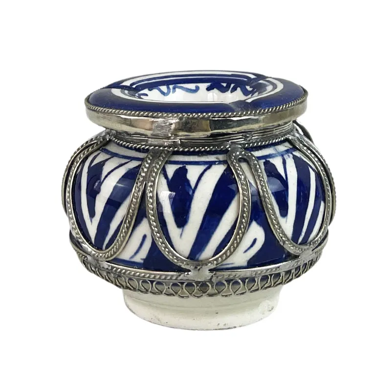 Blue ashtray