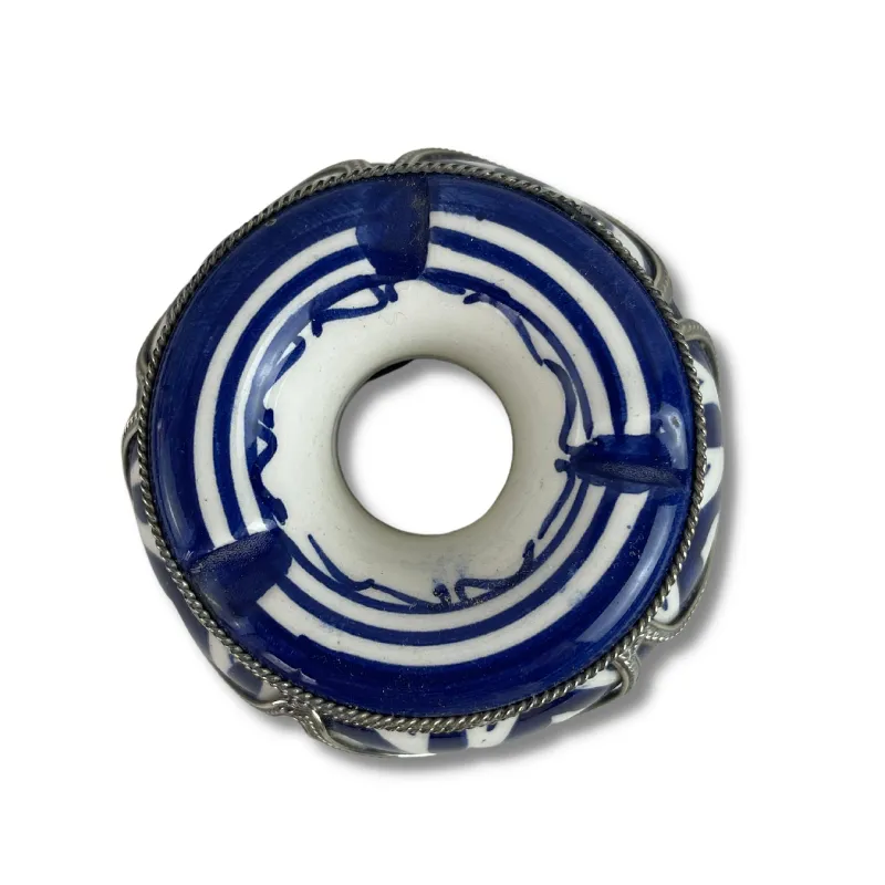 Blue ashtray