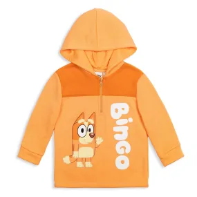 Bluey Bingo (Bluey) Fleece Half Zip Hoodie