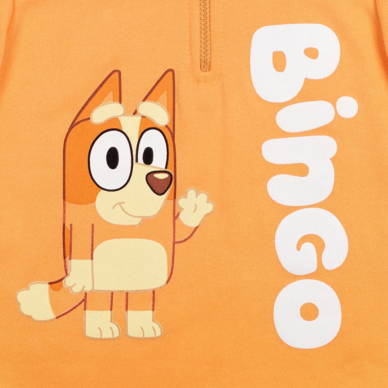 Bluey Bingo (Bluey) Fleece Half Zip Hoodie