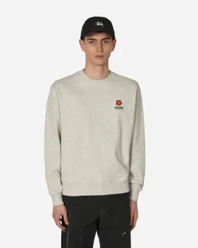 'Boke Flower' Crest Classic Crewneck Sweatshirt Grey