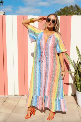 Buddylove: TULLAH CAFTAN MAXI DRESS - ENCHANTING