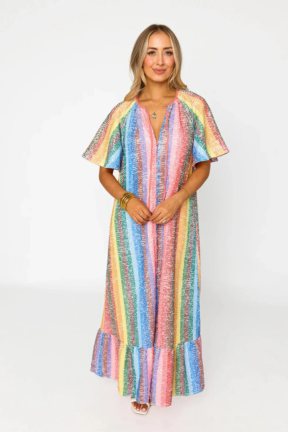 Buddylove: TULLAH CAFTAN MAXI DRESS - ENCHANTING