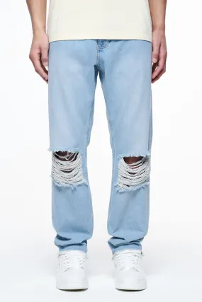 Bulver Straight Jeans Washed Light Blue