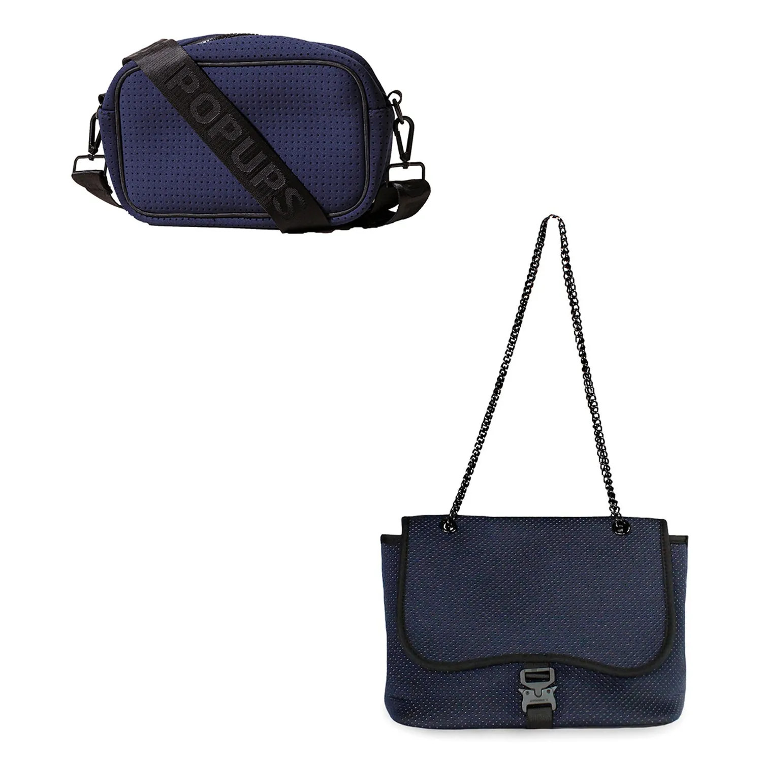 CAMERA BAG   FLAP CROSSBODY - DEEP BLUE