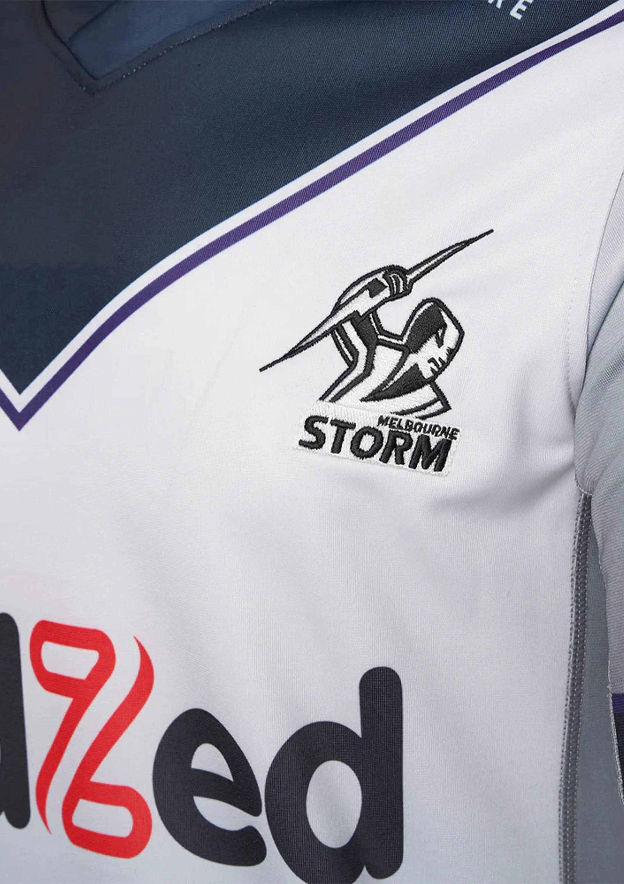 Castore Mens Melbourne Storm Replica Away Jersey Grey <br> JCMSAJMR