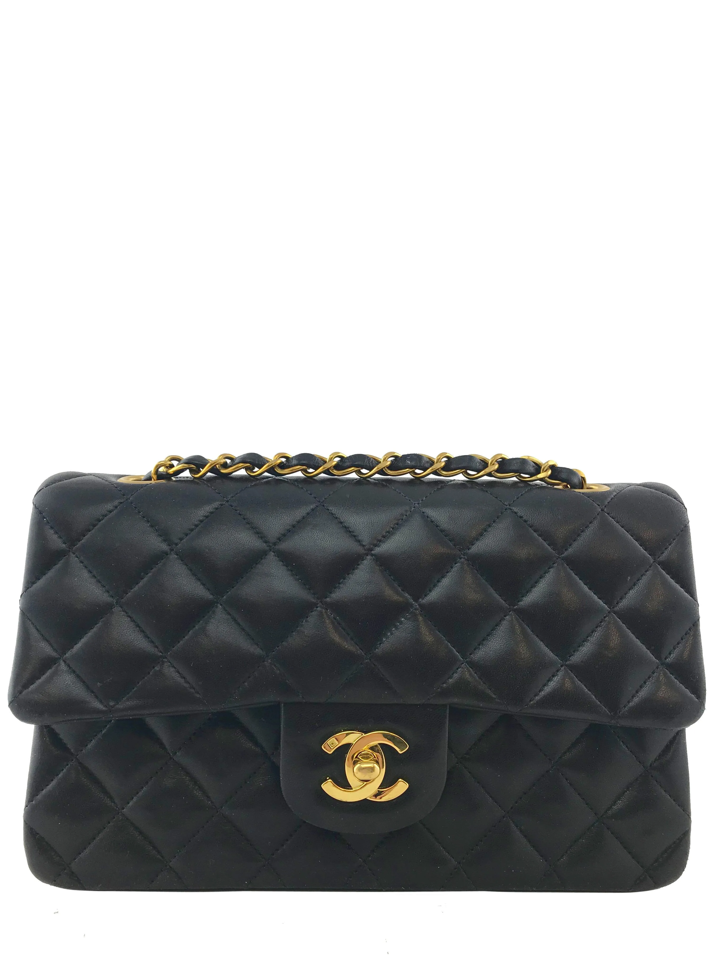 Chanel Quilted Lambskin Small Classic Double Flap Bag