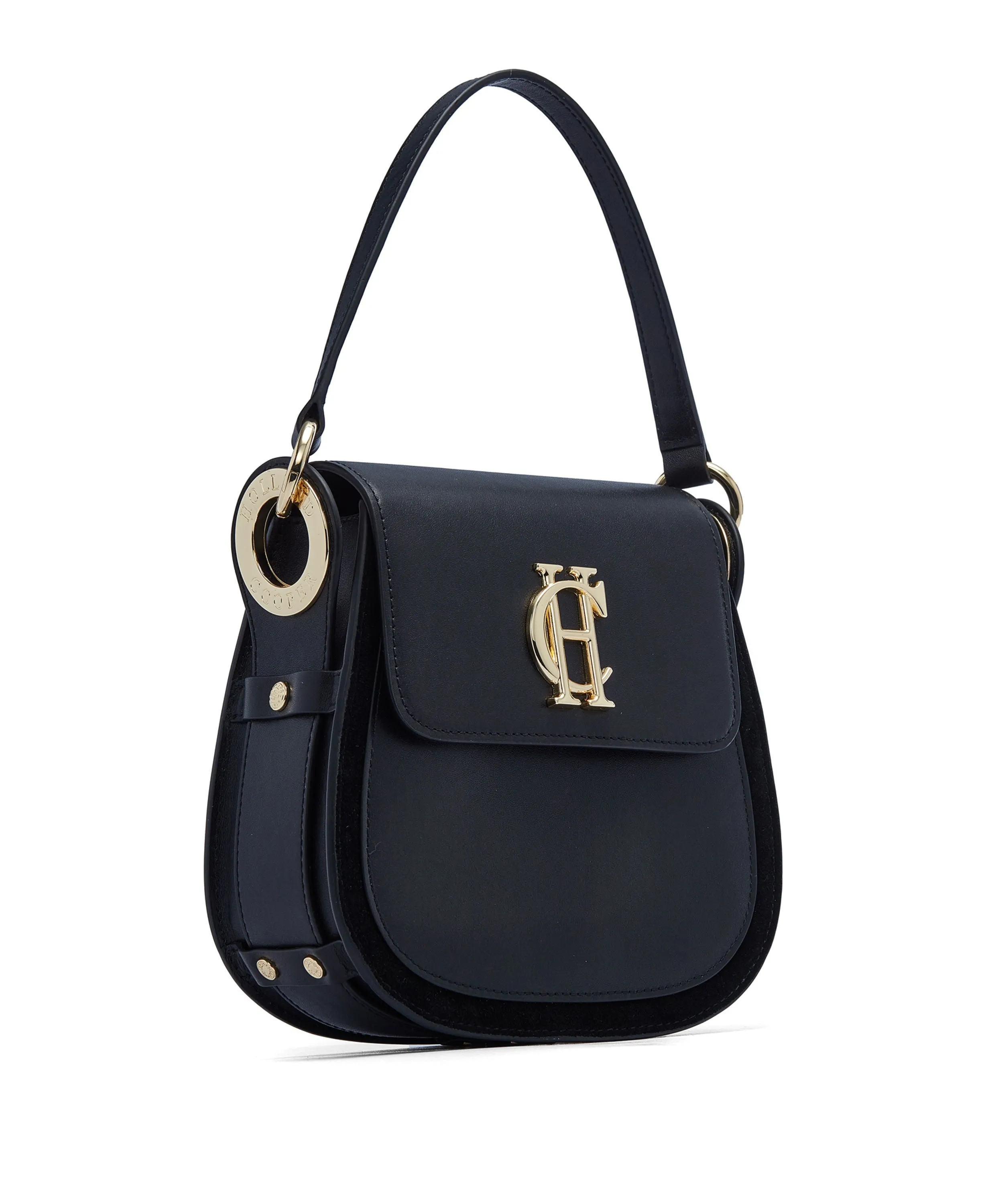 Chelsea Saddle Bag - Soft Black