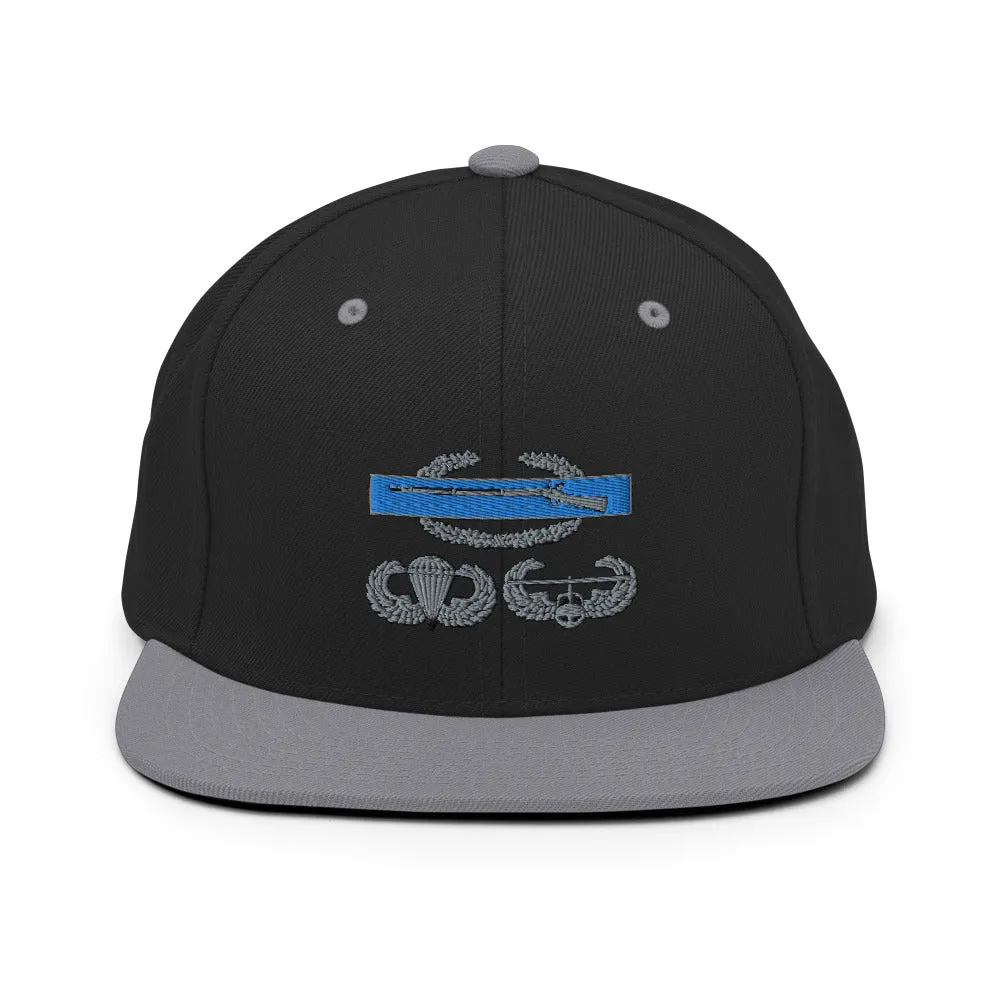 CIB Airborne Air Assault Snapback Hat