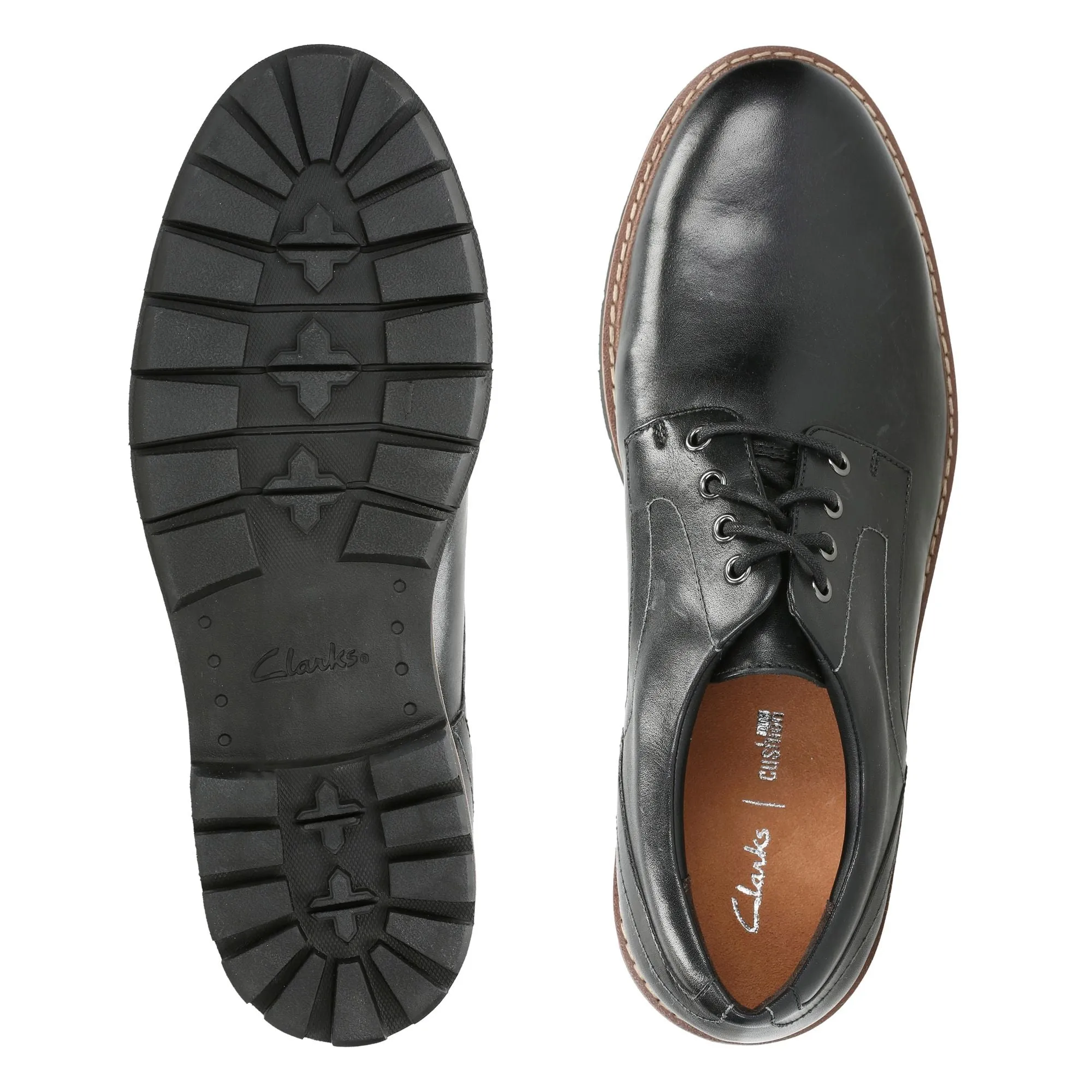 Clarks Batcombe Hall Black Leather