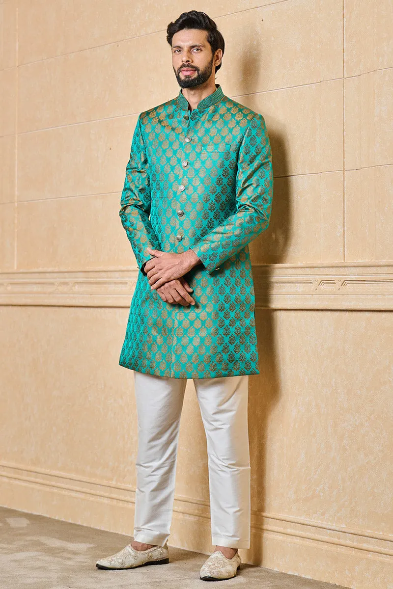 Clasic Brocade Achkan