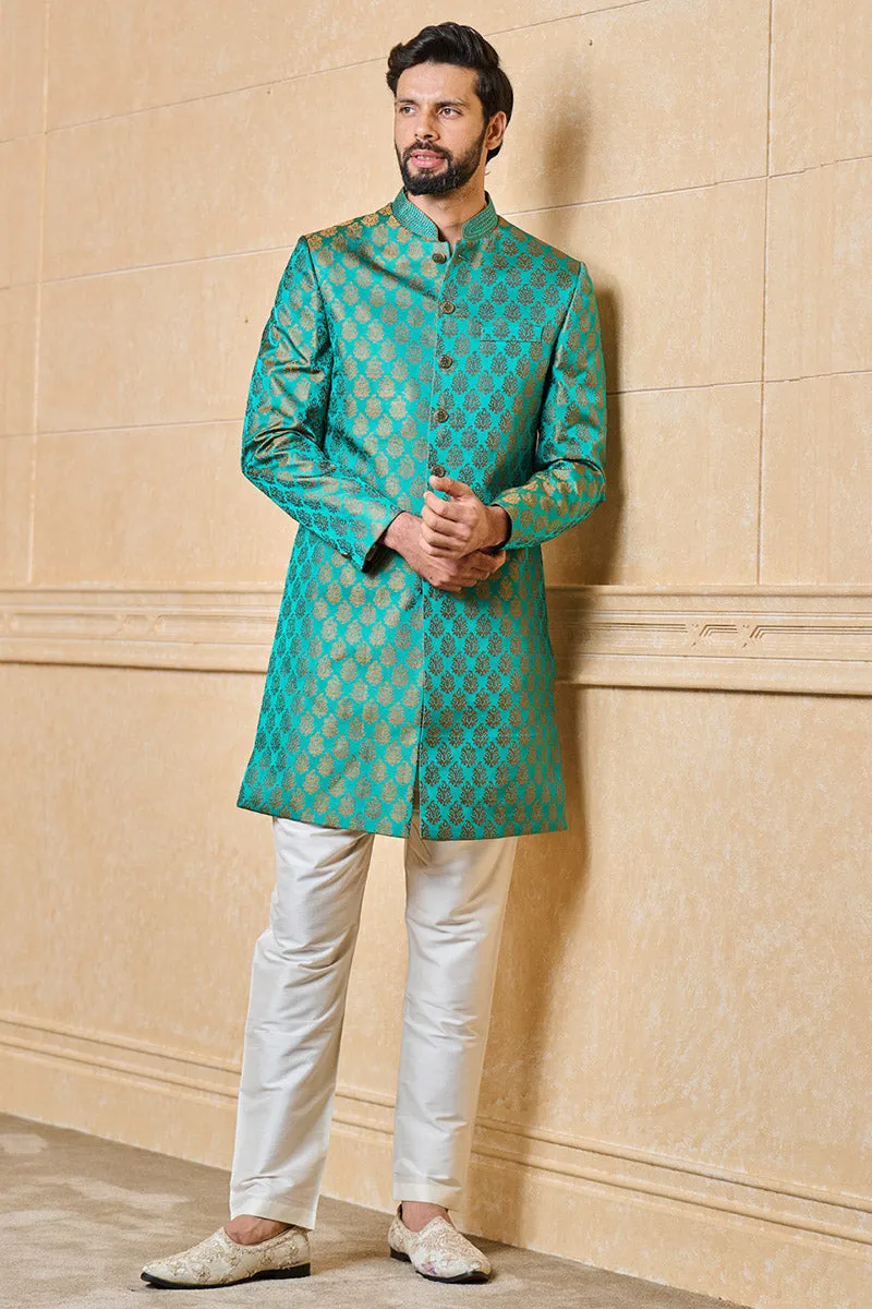 Clasic Brocade Achkan