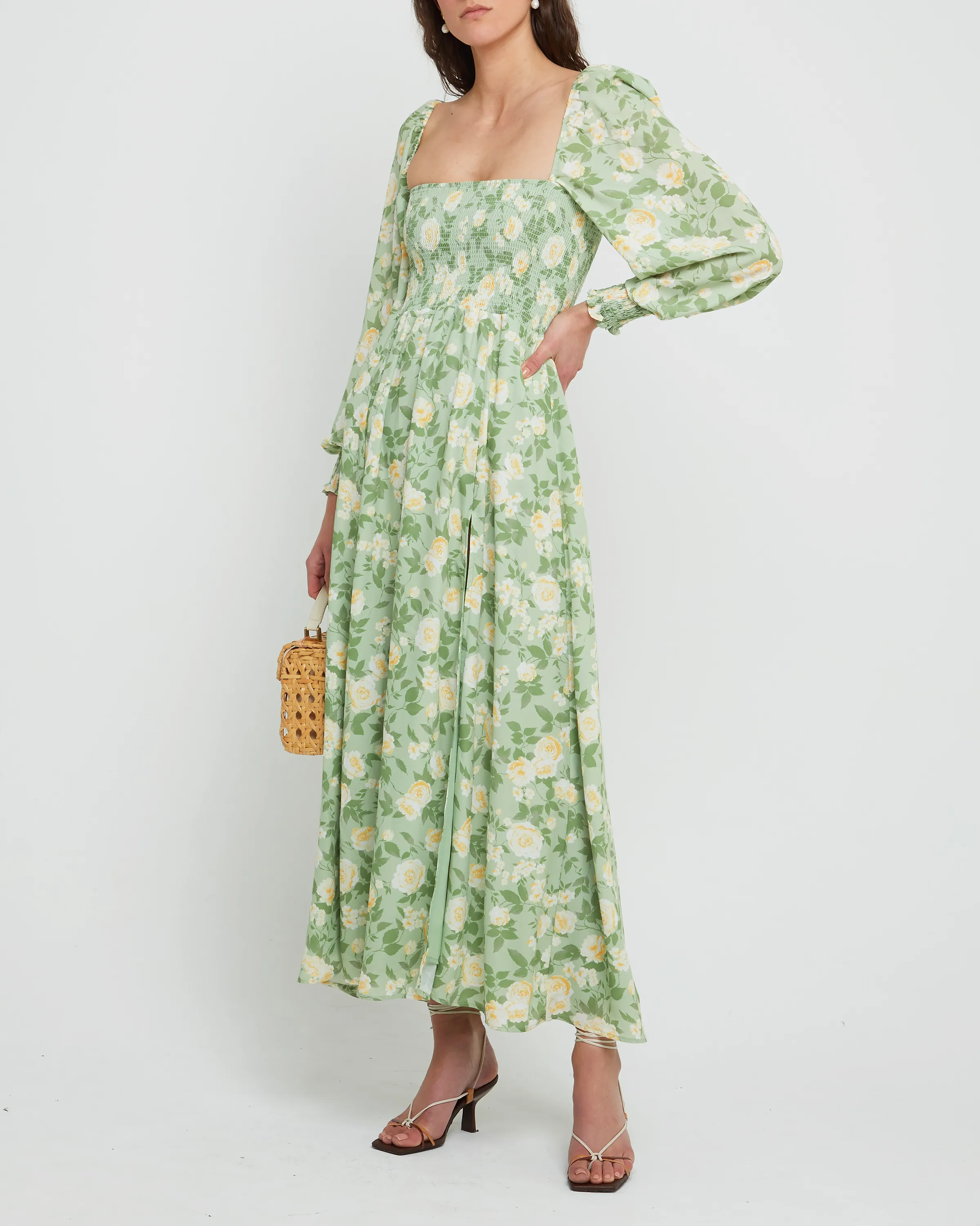 Classic Smocked Maxi Dress