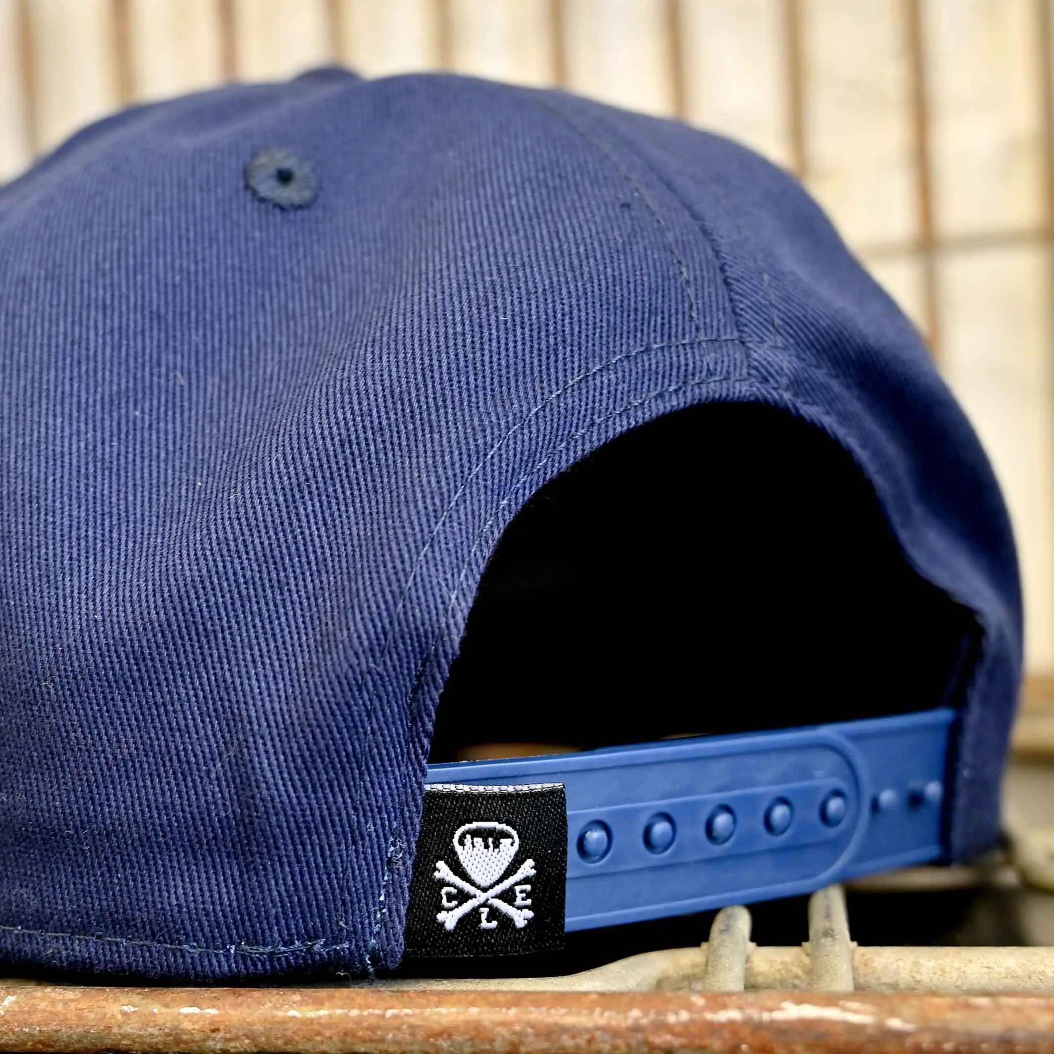 CLE Logo Snapback Hat - Navy