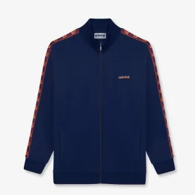 Coles Repeat Tape Track Top - Navy