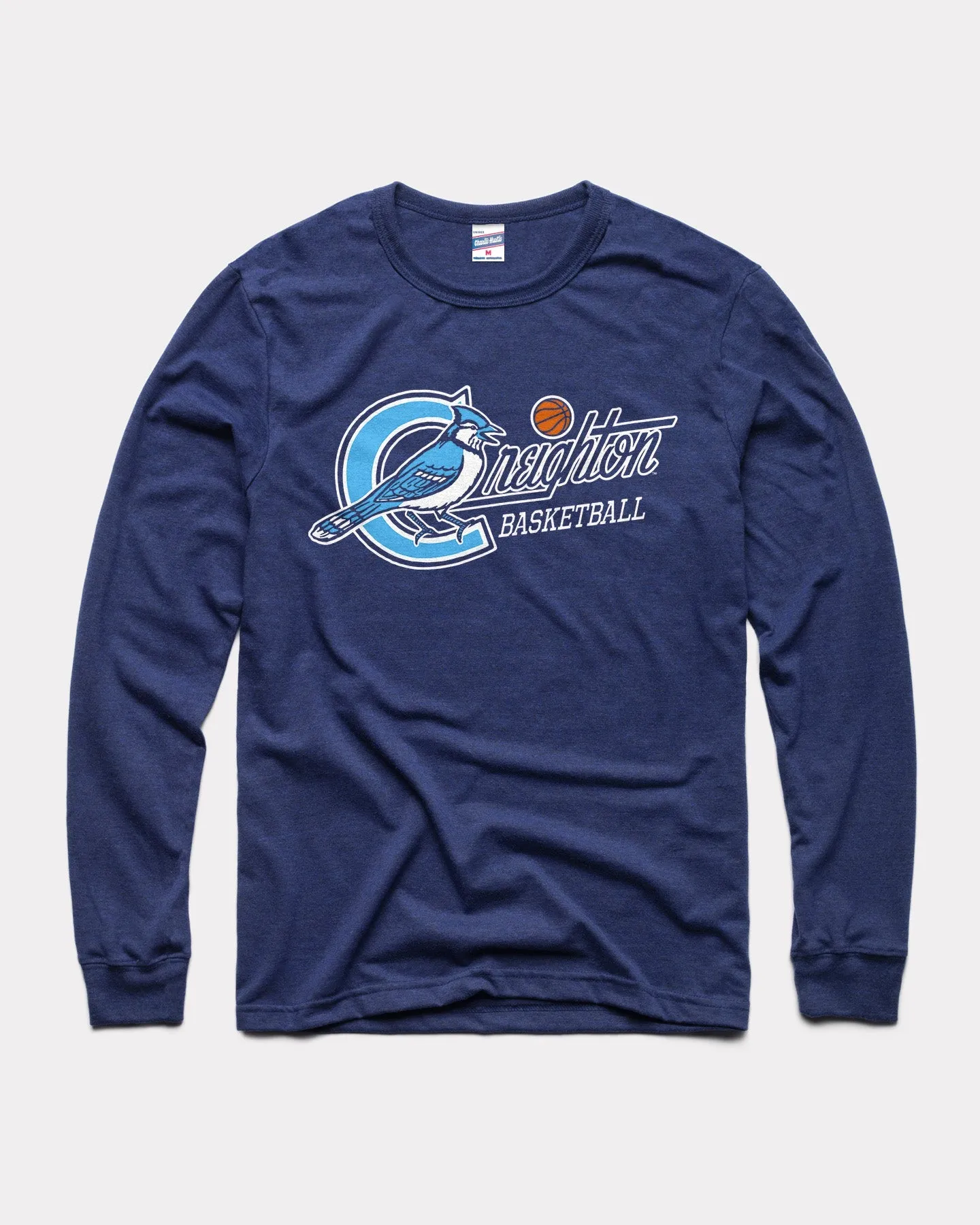 Creighton Mascot Basketball Navy Long Sleeve