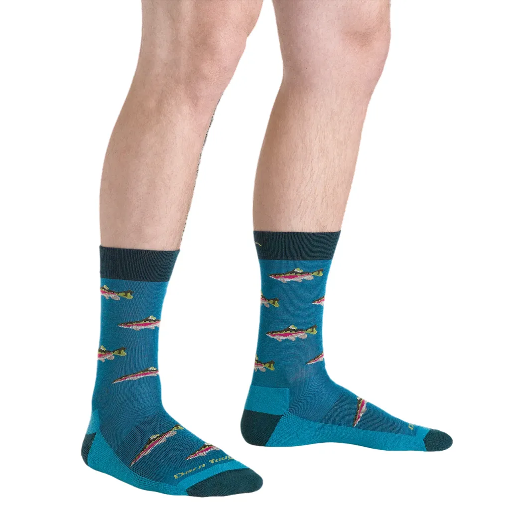 Darn Tough Men's Spey Fly Crew Lightweight Sock - Cushion