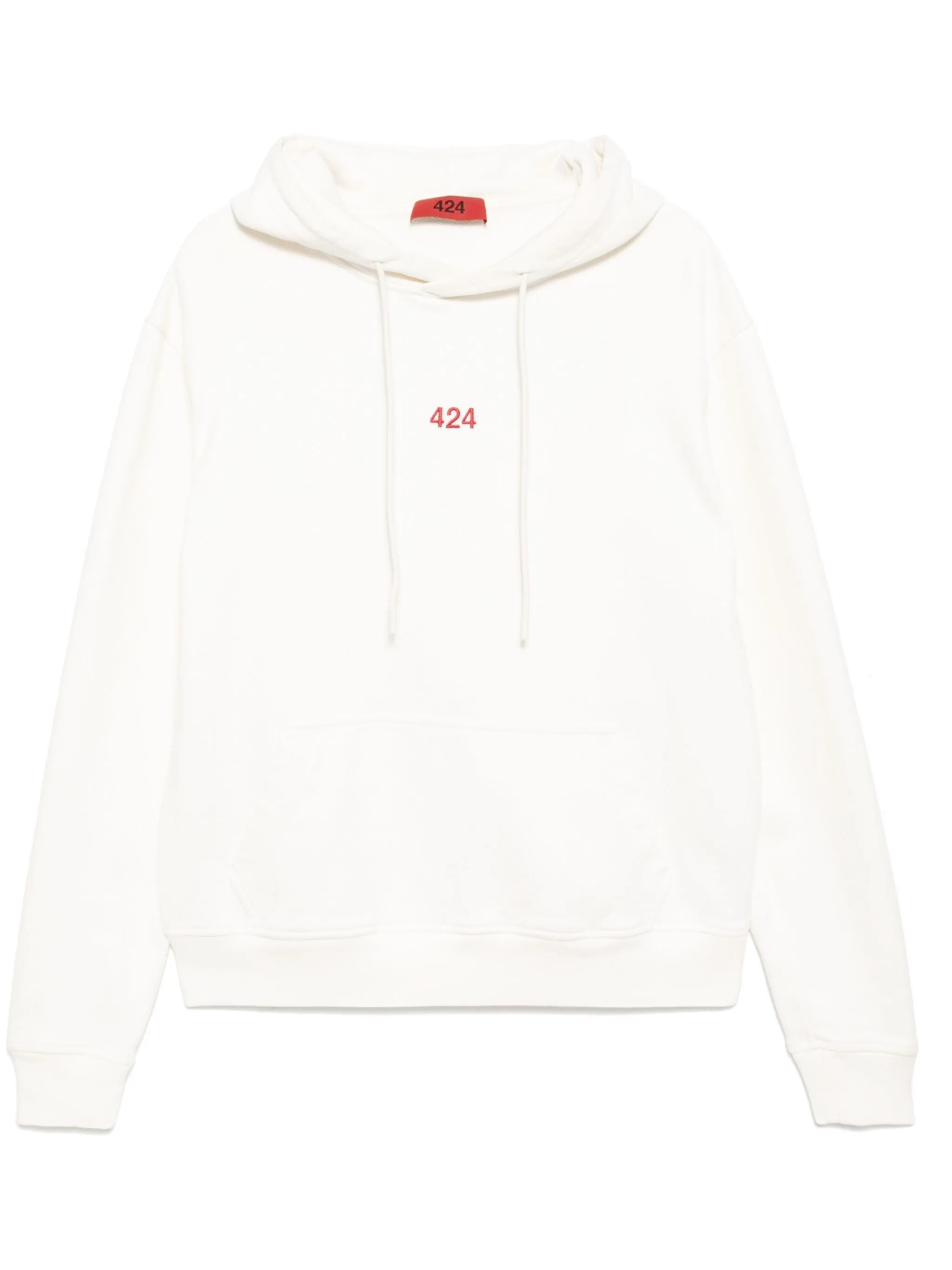 DEBOSSED-LOGO COTTON HOODIE