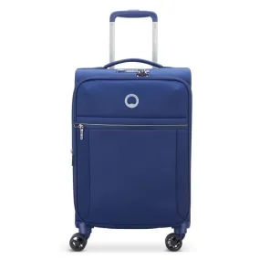 Delsey BROCHANT 2.0 55cm Carry On Softsided Luggage - Blue