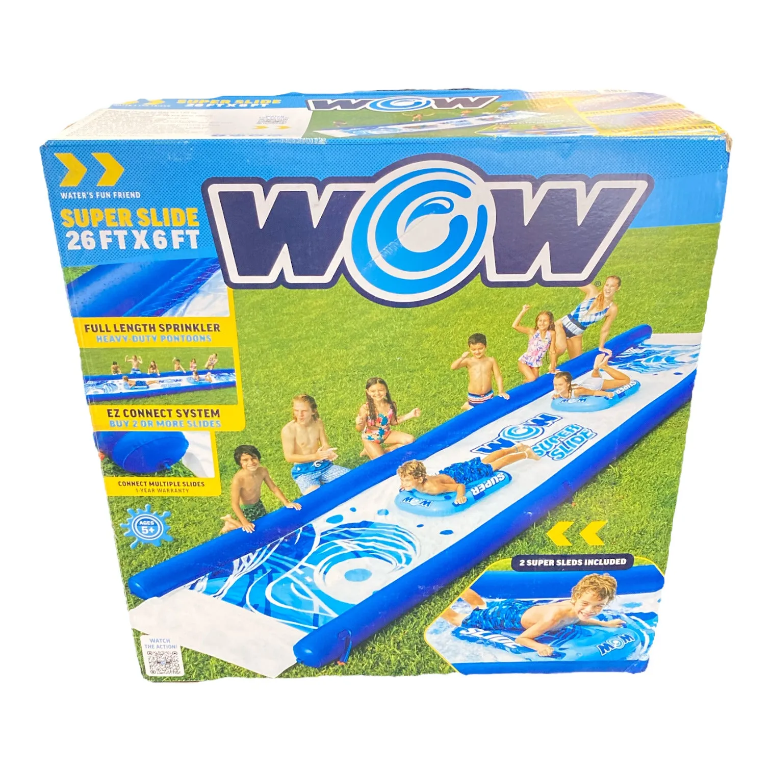 *Distressed Box* Wow World of Watersports Super Slide, 25' x 6' Water Slide