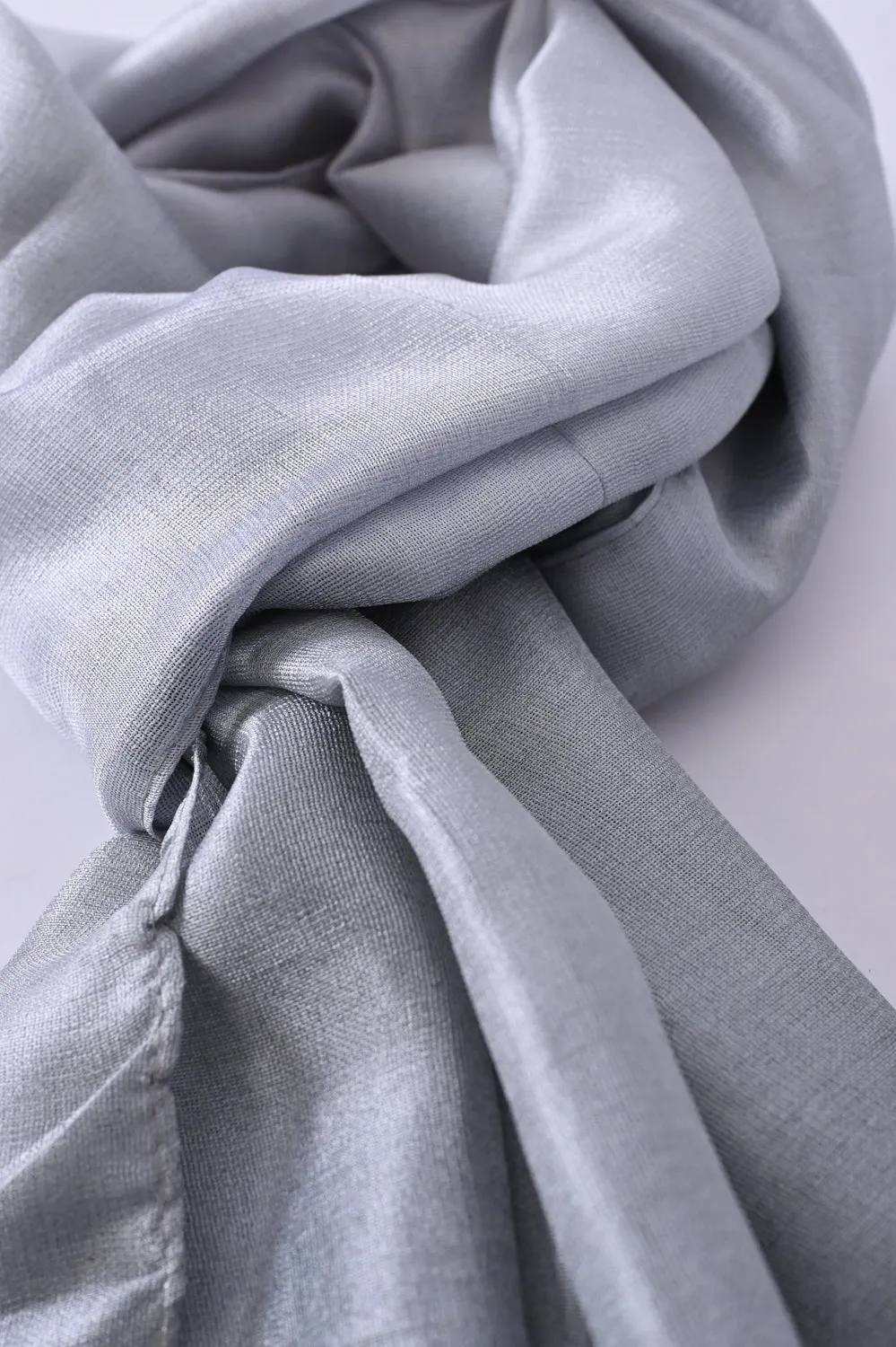 DOUBLE-TONED SILK SCARF