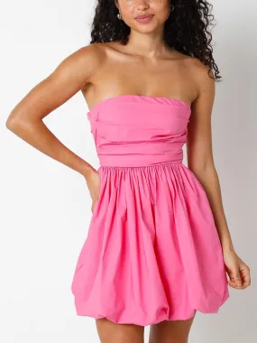 Elliana Strapless Tie Back Dress