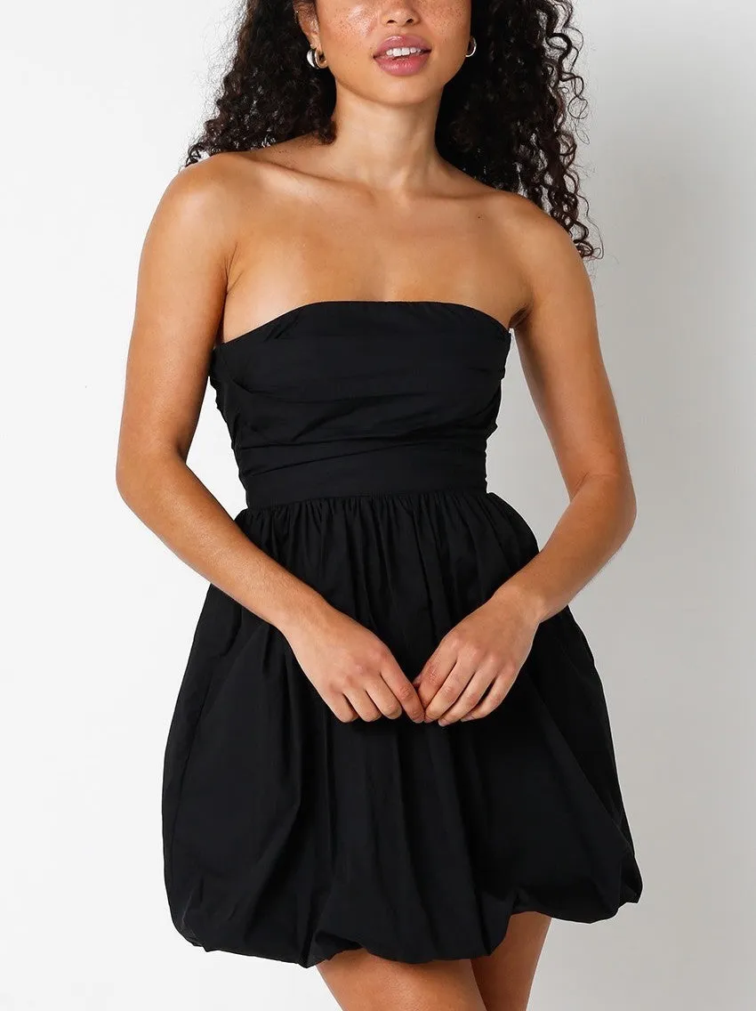 Elliana Strapless Tie Back Dress